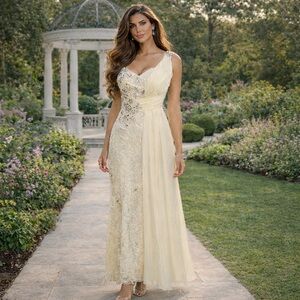 Vintage Y2K Informal Wedding Bridesmaid Prom Dress